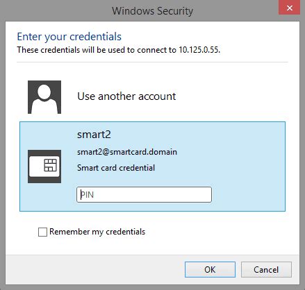 windows 8 asking for smart card|Smartcard authentication window keeps popping up..